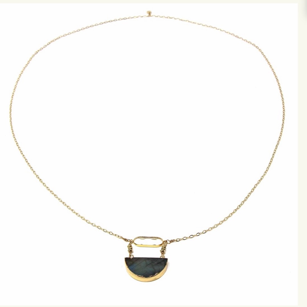 Starfish Project Crystal & Labradorite Necklace